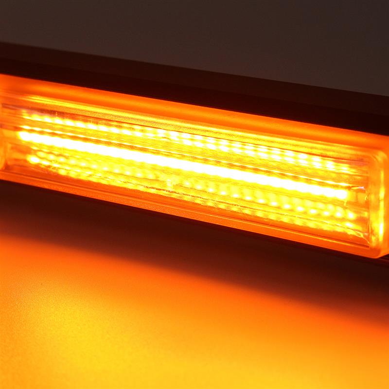 LED Μπάρα Προβολέας Εργασίας Οροφής Έκτακτης Ανάγκης IP67 Πορτοκαλί Φάρος 3000 lumens 12/24v με 16 Λειτουργίες & Χειριστήριο